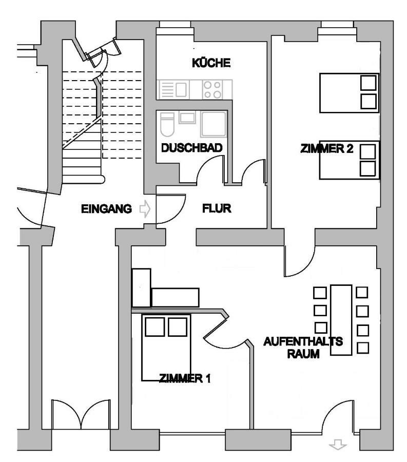 City-Apartment Zille Берлин Экстерьер фото